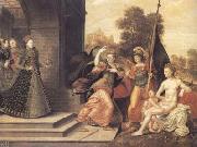 The Brunswick Monogrammist Elizabeth I and the three Goddesses (mk25) Spain oil painting artist